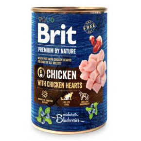 Brit Premium Dog by Nature Cons Csirke és szív 400g