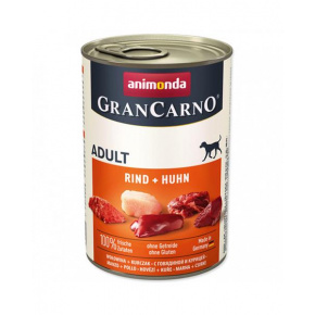 Animonda GRANCARNO® kutya felnőtt marhahús és csirke bal. 6 x 400g-os konzervdoboz