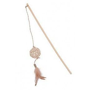 Játék macska rúd ETHICAT RATTAN labda Zolux