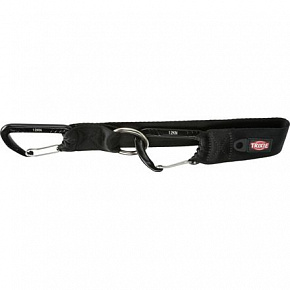 Univerzális derékszíj, 2 karabiner, XS-S: 30 cm/ 25 mm