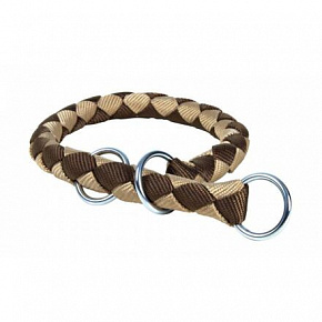 CAVO kerek félig fojtó nyakörv - barna/bézs CAVO kerek félig fojtó nyakörv - barna/bézs