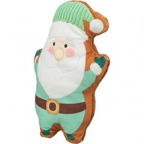 Xmas Santa - kutyajáték 22 cm, hang nélkül, plüss