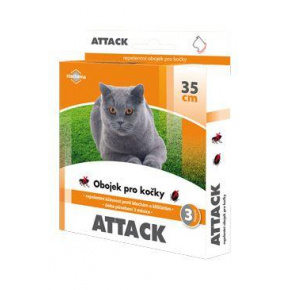 Attack parazitaellenes nyakörv 35cm macska