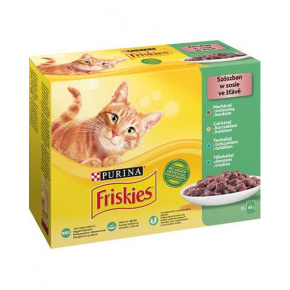 Nestlé Friskies macska Multipack marhahús&kukorica&tonhal&torta kapszula 12x85 g