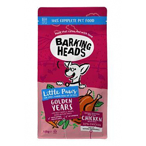 BARKING HEADS Kis Mancsok Aranyévek Csirke 1,5kg