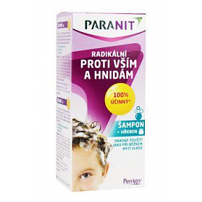 Paranit sampon + fésű tetvek ellen 100ml Paranit sampon + fésű tetvek ellen 100ml