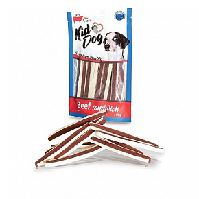 KIDDOG marhahúsos szendvics tőkehallal 80 g