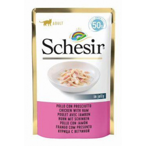 Schesir Cat pocket Adult csirke/hamu 50g