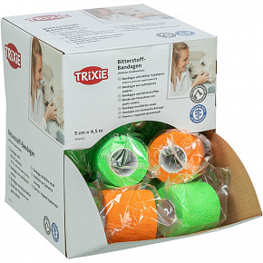 Öntapadó kötés keserű összetevővel 5 cm/4,5 m (14x zöld).,13x narancs.) [27 db]