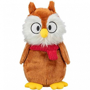 Xmas Owl - karácsonyi bagoly, plüss játék kutyáknak, 33 cm Xmas Owl - karácsonyi bagoly, plüss játék kutyáknak, 33 cm