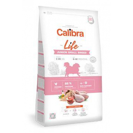 Calibra Dog Life Junior Kis fajtájú csirke 6kg