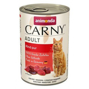 Animonda hátrányok. cat CARNY Adult marhahús 400g