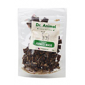 Dr. Animal pochoutka Jehnečí maso čtverečky 100g