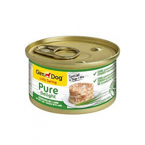 GimDog Pure Delight konz. bárányhúsos csirke 150g