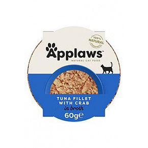 Applaws Cat miska Adult Broth tuňák s krabem 60g