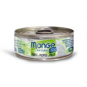 MONGE NATURAL tonhal darabok csirkehússal macskáknak 80 g