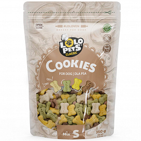 Kekszek BONES MIX S méret kutyáknak 350 g