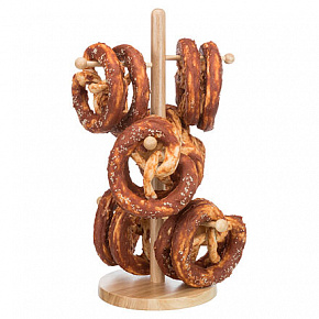 DentaFun Perec, bivalybőr kacsahússal bevonva [25 db], ⌀ 15 cm, 140 g / db