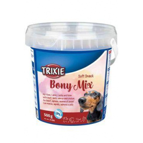 Trixie Soft Snack Bony MIX marha, bárány, lazac 500g TR