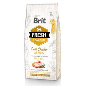 Brit Fresh Dog csirke és burgonya Adult Great Life 12kg