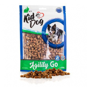 KIDDOG AGILITY GO mini darabok nyúllal 250 g