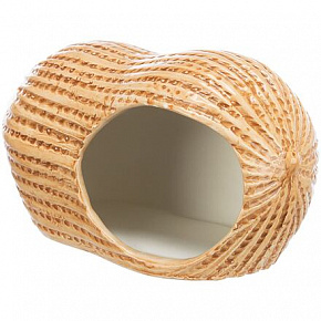 Kerámia ház ARAŠÍD (hörcsög/egér), 17 x 8 x 8 cm, bézs színű Kerámia ház ARAŠÍD (hörcsög/egér), 17 x 8 x 8 cm, bézs színű