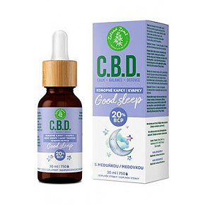 C.B.D. kendercseppek 20% BCP-vel Jó alvás 30ml