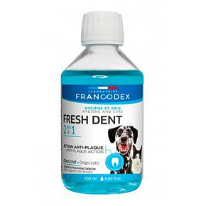 Francodex Fresh Dent 2 az 1-ben kutyáknak és macskáknak 250ml Francodex Fresh Dent 2 az 1-ben kutyáknak és macskáknak 250ml