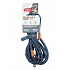 Kutyapóráz BIVOUAK kerek, szilikon.6mm/15m kék Zolux