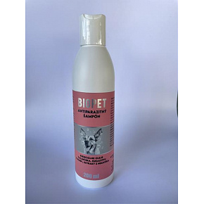 BIOPET parazitaellenes sampon kutyáknak 200 ml BIOPET parazitaellenes sampon kutyáknak 200 ml