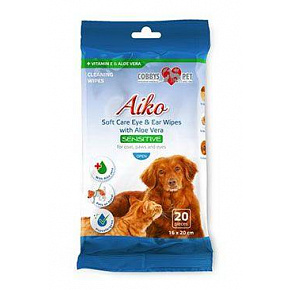 Aiko Soft Care Sensitive nedves törlőkendők 16x20cm 20db