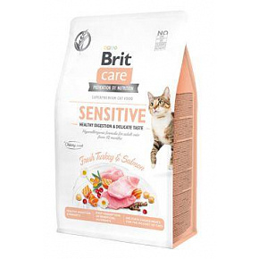 Brit Care Cat GF Sensit. Gyógyulj.Digest&Delic.Íz 0,4kg Brit Care Cat GF Sensit. Gyógyulj.Digest&Delic.Íz 0,4kg