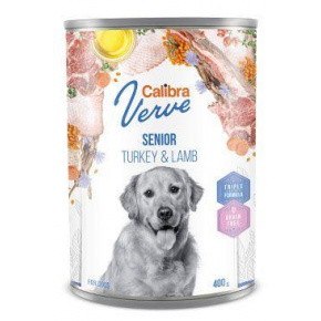 Calibra Dog Verve konz.GF Senior pulyka és bárányhús 400g