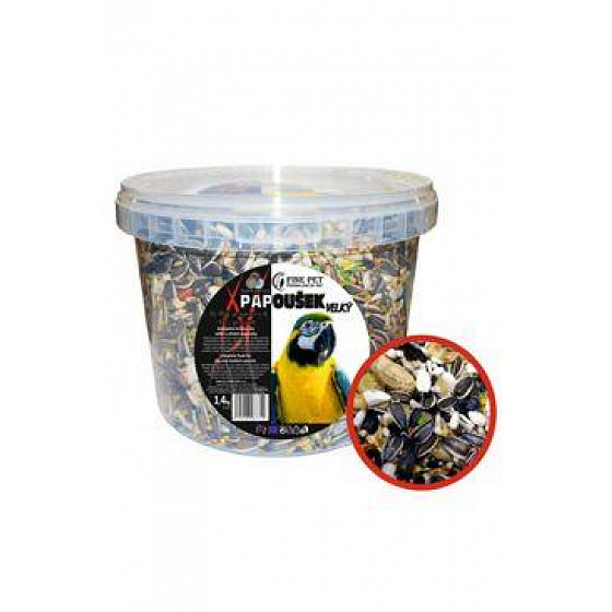 FINE PET Super Mix Nagy Papagáj vödör 1,4kg