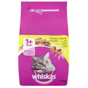 Mars WHISKAS Felnőtt macska csirkével 1,4 kg