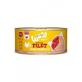 WOW Macska konz. Adult Filet csirkével és tonhallal 70g