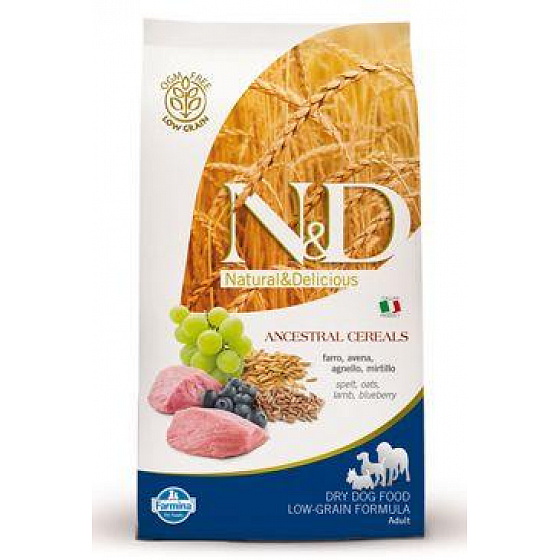 N&D LG DOG Adult Mini Bárány & Áfonya 800g