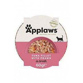 Applaws Cat miska Adult Broth tuňák s krevetami 60g