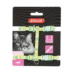 Macska hám ETHNIC nejlon zöld Zolux Macska hám ETHNIC nejlon zöld Zolux