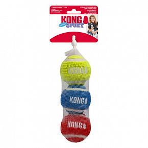 Hračka Kong Dog Sport Softies Loptičky tenis 3ks guma vulkanizovaná M