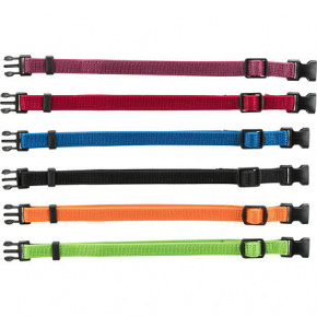 Nylon csomagolás.azonosító nyakörvek kölyökkutyáknak S-M 17-25cm/10mm, f, p, k, z, n, t