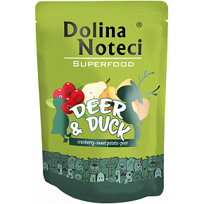 DOLINA NOTECI SUPERFOODS szarvas és kacsa kapszula kutyáknak 300 g