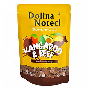 DOLINA NOTECI SUPERFOODS kenguru és marhahús zseb kutyáknak 300 g DOLINA NOTECI SUPERFOODS kenguru és marhahús zseb kutyáknak 300 g