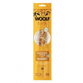 WOOLF Earth temetkezés. NooHide XL Stick nyúllal 85g