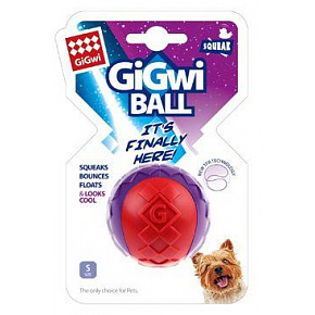 Kutyajáték GiGwi Ball labda labda S piros/lila Kutyajáték GiGwi Ball labda labda S piros/lila