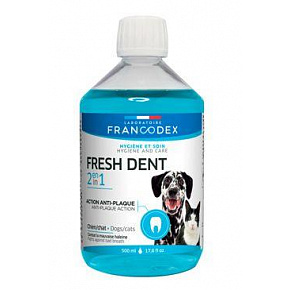 Francodex Fresh Dent 2 az 1-ben kutyáknak és macskáknak 500ml Francodex Fresh Dent 2 az 1-ben kutyáknak és macskáknak 500ml