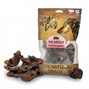 KIDDOG 100% Természetes Snack, sertés orr 7 - 8 cm / 200 g