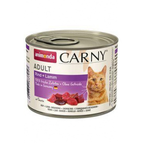 Animonda hátrányok. cat CARNY Adult marha/lamb 200g