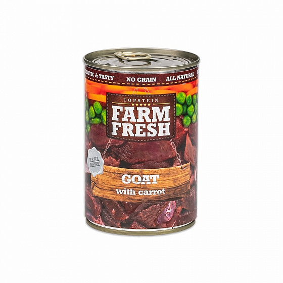 Farm Fresh Dog Kecske sárgarépával 400g