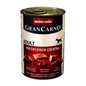 Animonda GRANCARNO® kutya felnőtt multimeat koktél bal. 6 x 400g-os konzervdoboz